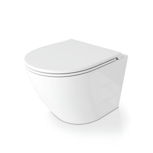 Wand-WC SOFI ONE, randlos, Soft-Close, weiß - Zusatzbild