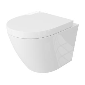 Wandhängendes WC SOGO – randlos mit Softclose-Duroplast-Sitz - Hauptbild