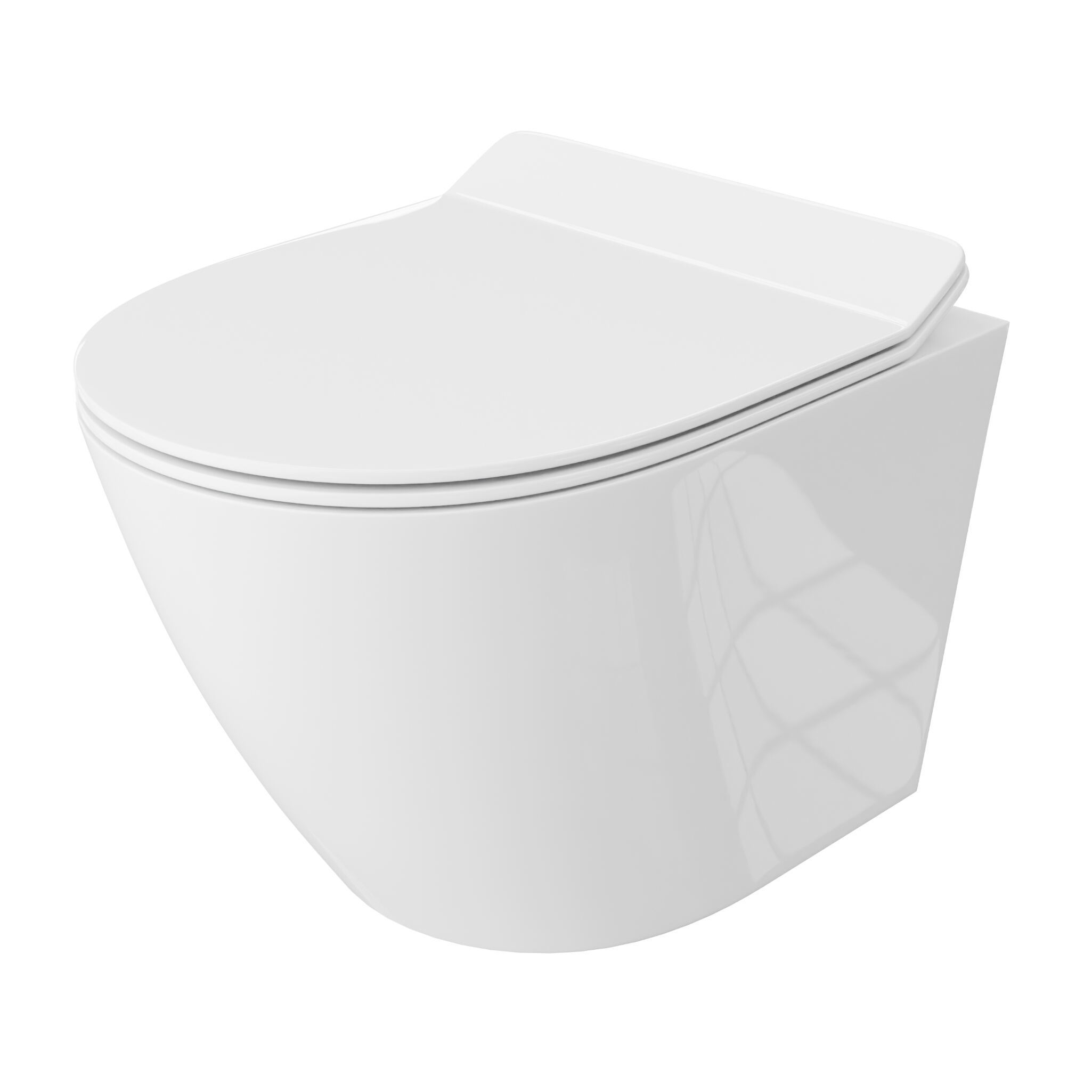Wand-WC SOGO SLIM mit Slim-Sitz und randloser RIM+ Spültechnik