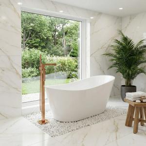 Freistehende Badewanne BELLAGIO 1700 – ovale, asymmetrische Eleganz - Zusatzbild
