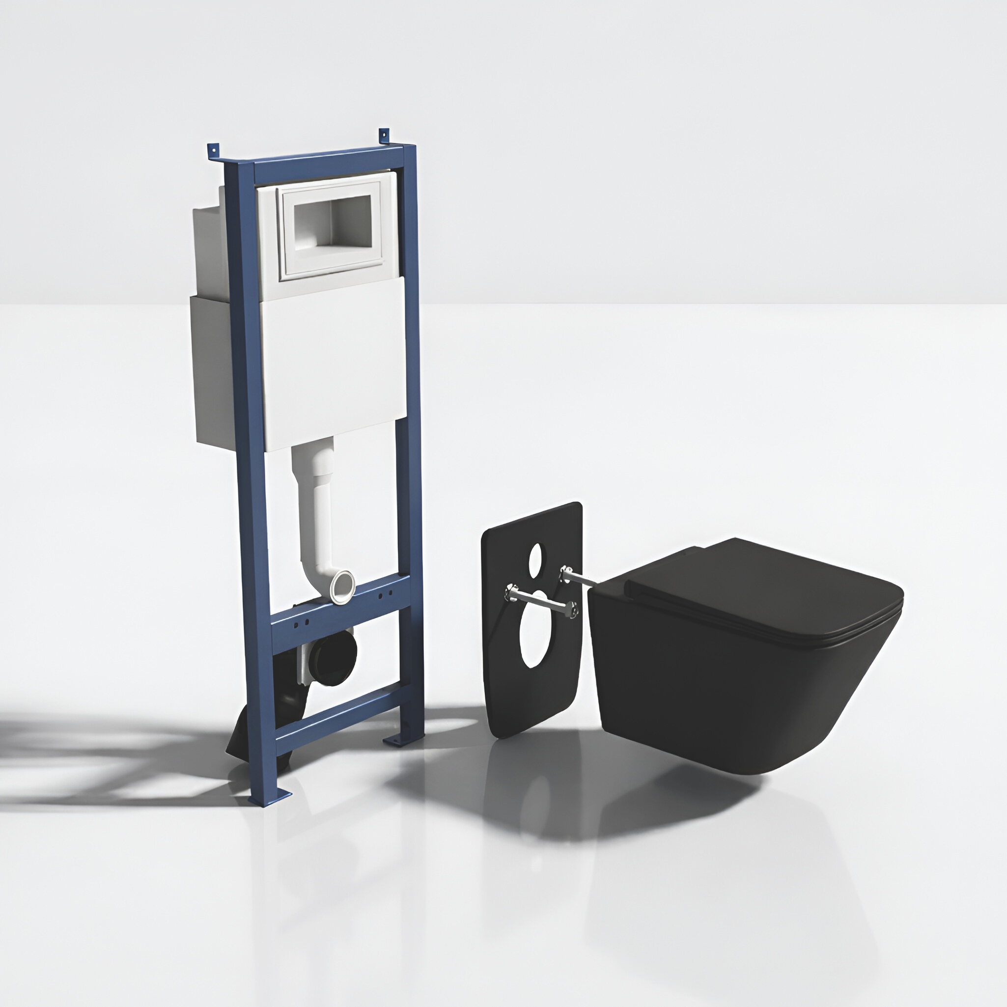 Unterlage für Toilettenschüsseln LAV-E-003A, Schwarz