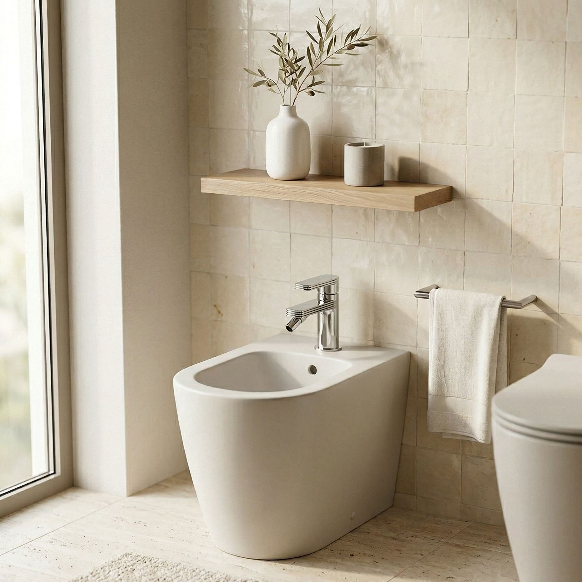 Cetus Chrome Bidetarmatur – stilvolle Hygiene und Komfort