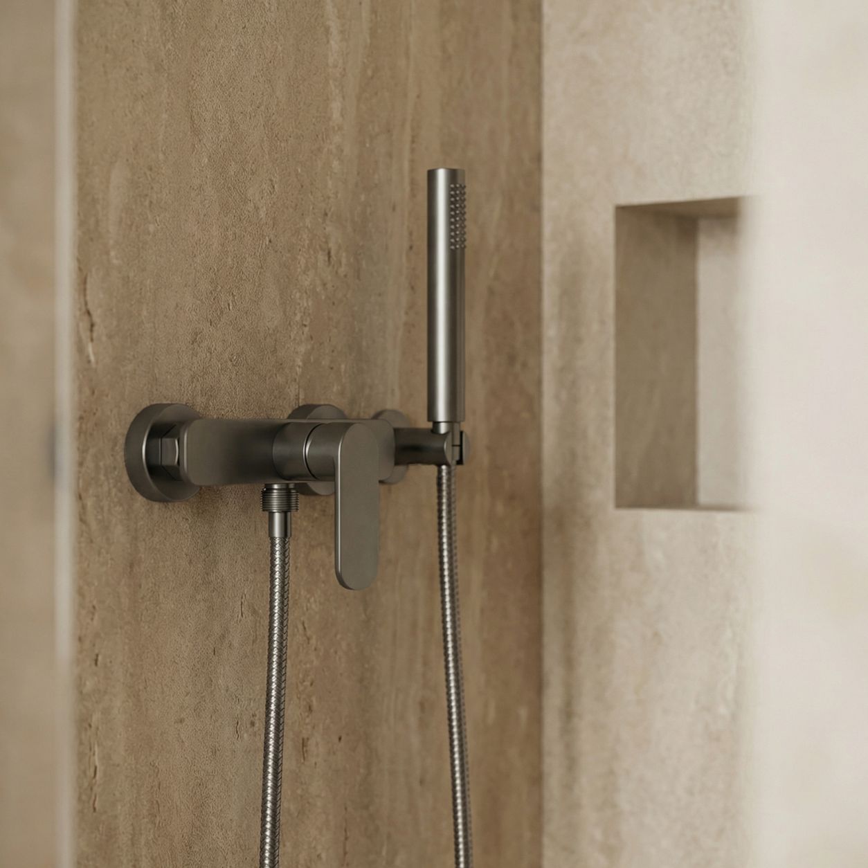 Duscharmatur Spark in Gunmetal