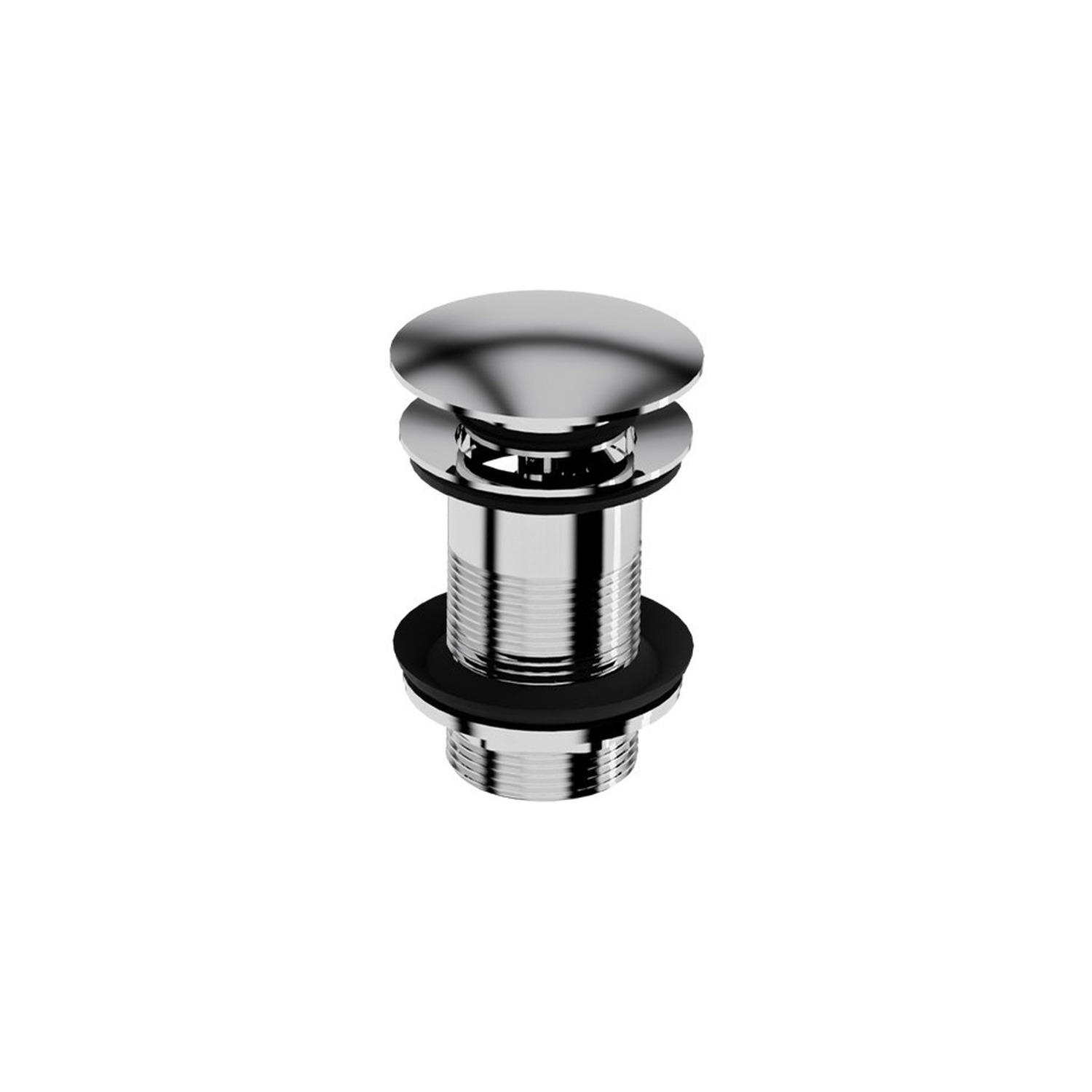Klick-Clack-Ablaufventil ohne Überlauf Orion Chrome