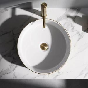 Aufsatzwaschbecken Merida Brushed Gold - Zusatzbild