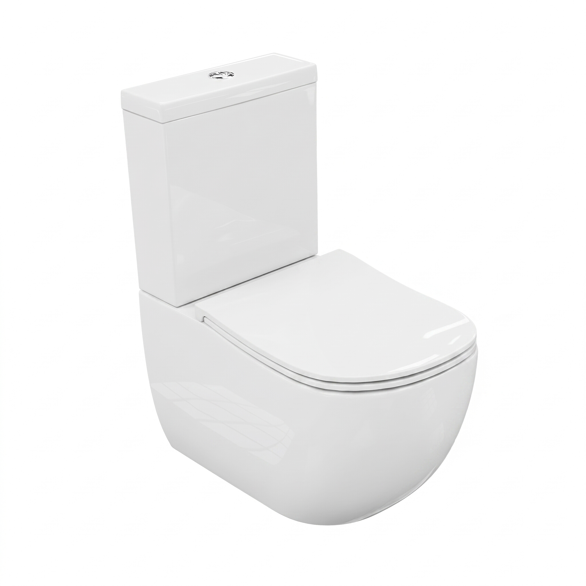 Kompakt-WC Ergoseat 3.0 mit Wirbelspülung und ergonomischem Softclose-Sitz
