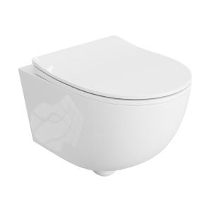 Wand-WC BRAVA – randloses Design mit Slim-Sitz und Tornado Flush - Hauptbild