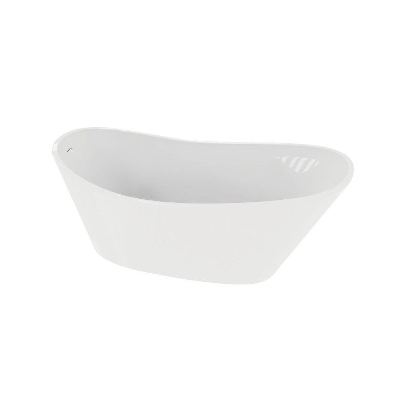 Freistehende Badewanne BELLAGIO 1700 – ovale, asymmetrische Eleganz