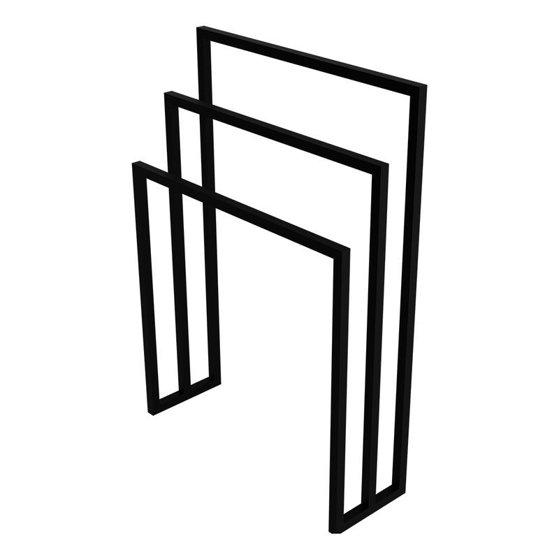 Handtuchständer SERAM 600 – minimalistisches Design in Mattschwarz