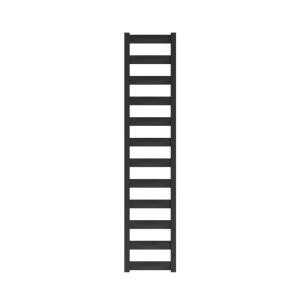 Badheizkörper Hermes Black 1390 – Mattschwarz, 1390 x 300 mm - Hauptbild