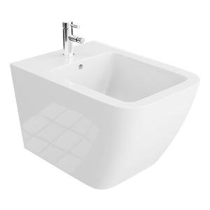 Wand-Bidet Onil, rechteckig, weiß – minimalistisches Keramik-Design - Hauptbild