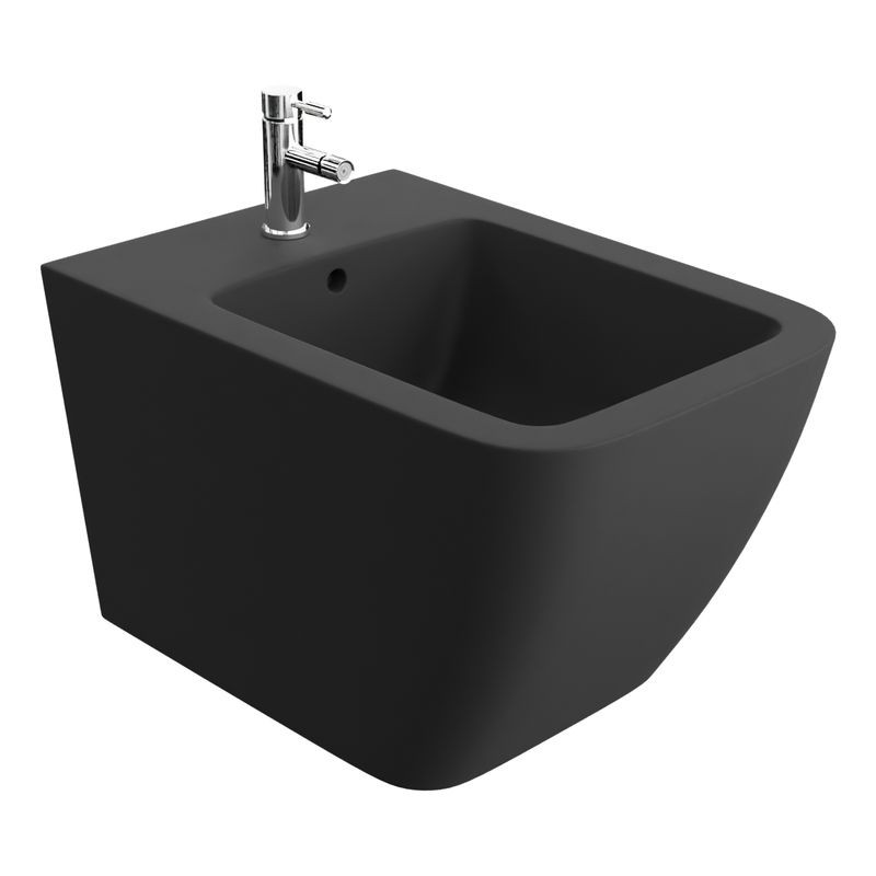 Wand-Bidet Onil Black in Mattschwarz