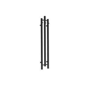 Badheizkörper Calentador QR 2 Black 1200, matt schwarz (1200 x 205 mm) - Hauptbild
