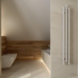 Badheizkörper Calentador QR White 1200 – eleganter, weißer Handtuchwärmer für jedes Bad - Zusatzbild
