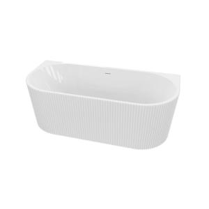 Freistehende, wandnahe Badewanne Oklahoma 1700 – Acryl, 170 x 80 x 58 cm - Hauptbild