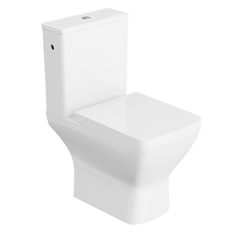 Kompakt-WC Lotus – formschön, robust und raumsparend