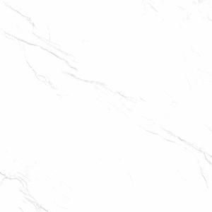 Glasiertes Feinsteinzeug Carrara Grey, glänzend, 80x80 cm – 1. Wahl - Zusatzbild
