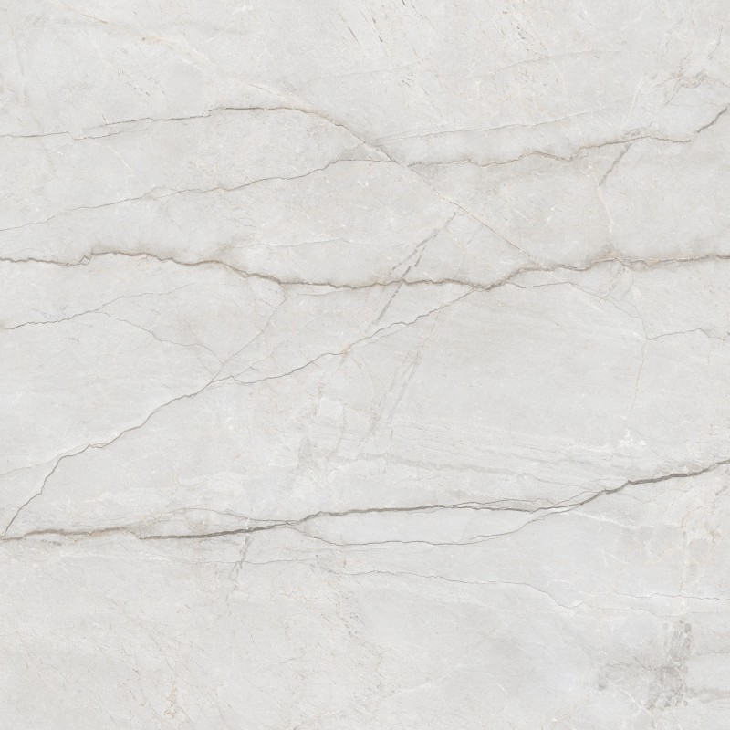 Glasiertes Feinsteinzeug Antiriver Blanco matt/Carving 120x120, 1. Wahl