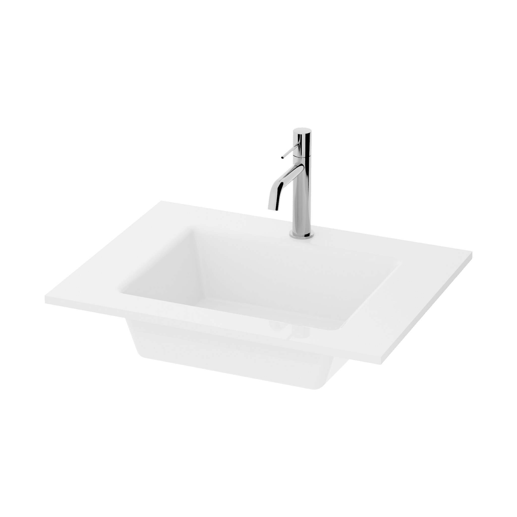 Möbelwaschtisch Tulsa 600 – kompakte 60 cm Eleganz für moderne Bäder