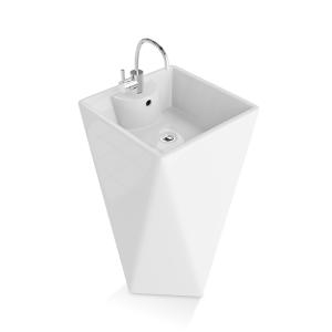 Freistehender Waschtisch SHARP – geometrisches Design - Zusatzbild