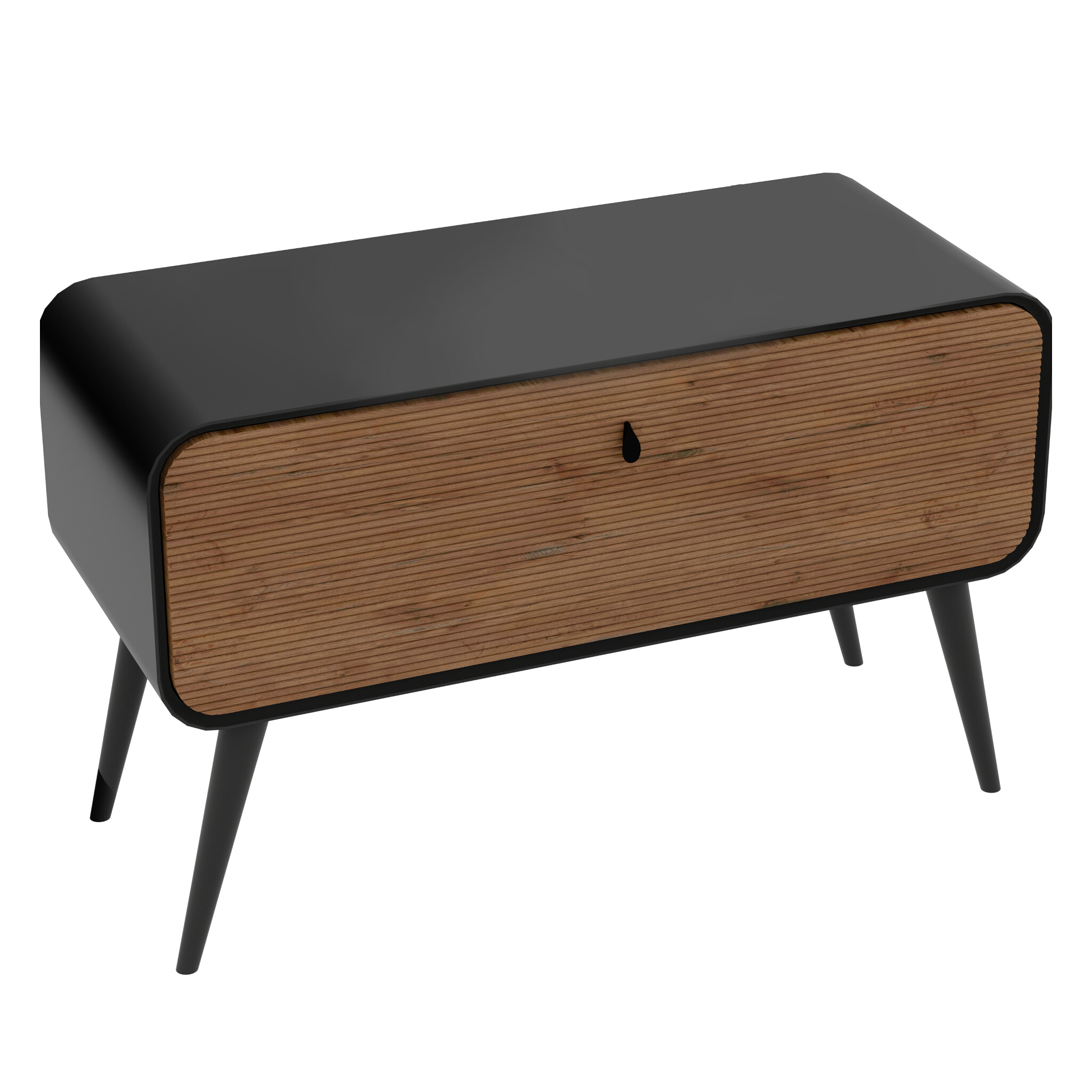 Standschrank Augusta 1200 – Badschrank in Holzoptik