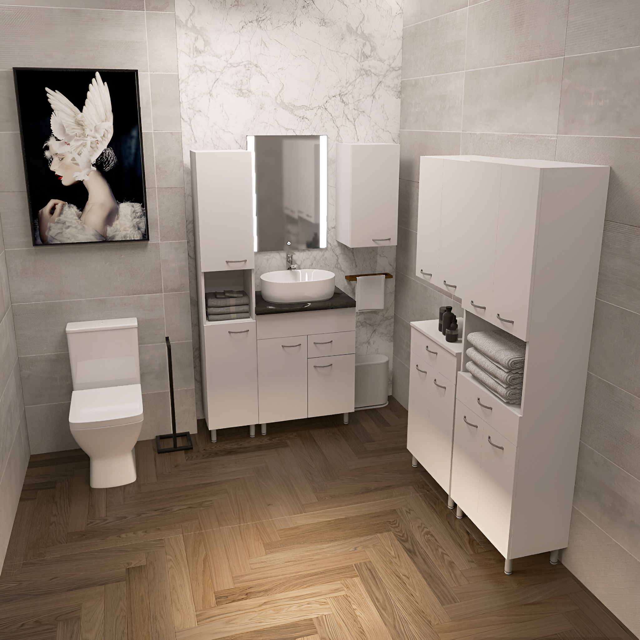 Badezimmer-Standkommode Basic Barato 500 mm