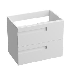 Wand‑Waschtischunterschrank FLORYDA 60 cm – Weiß Hochglanz, Soft‑Close - Hauptbild
