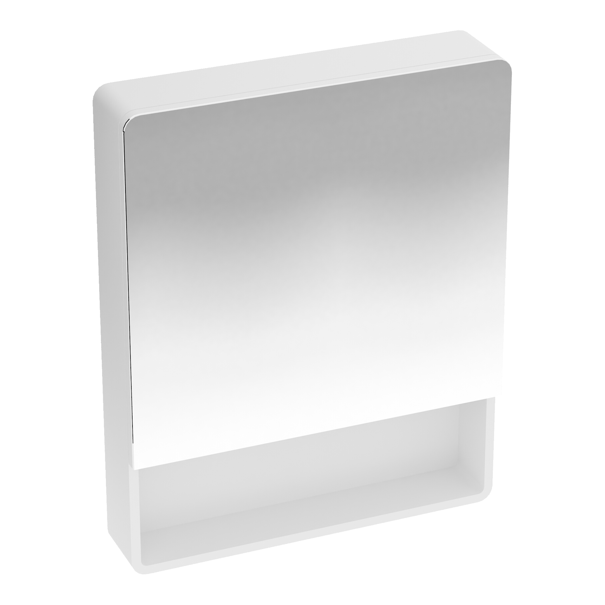 Wand-Spiegelschrank Karolina 600 – griffloses, elegantes Design