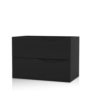 Hängeschrank KOLORADO Schwarz Matt 80 cm - Zusatzbild