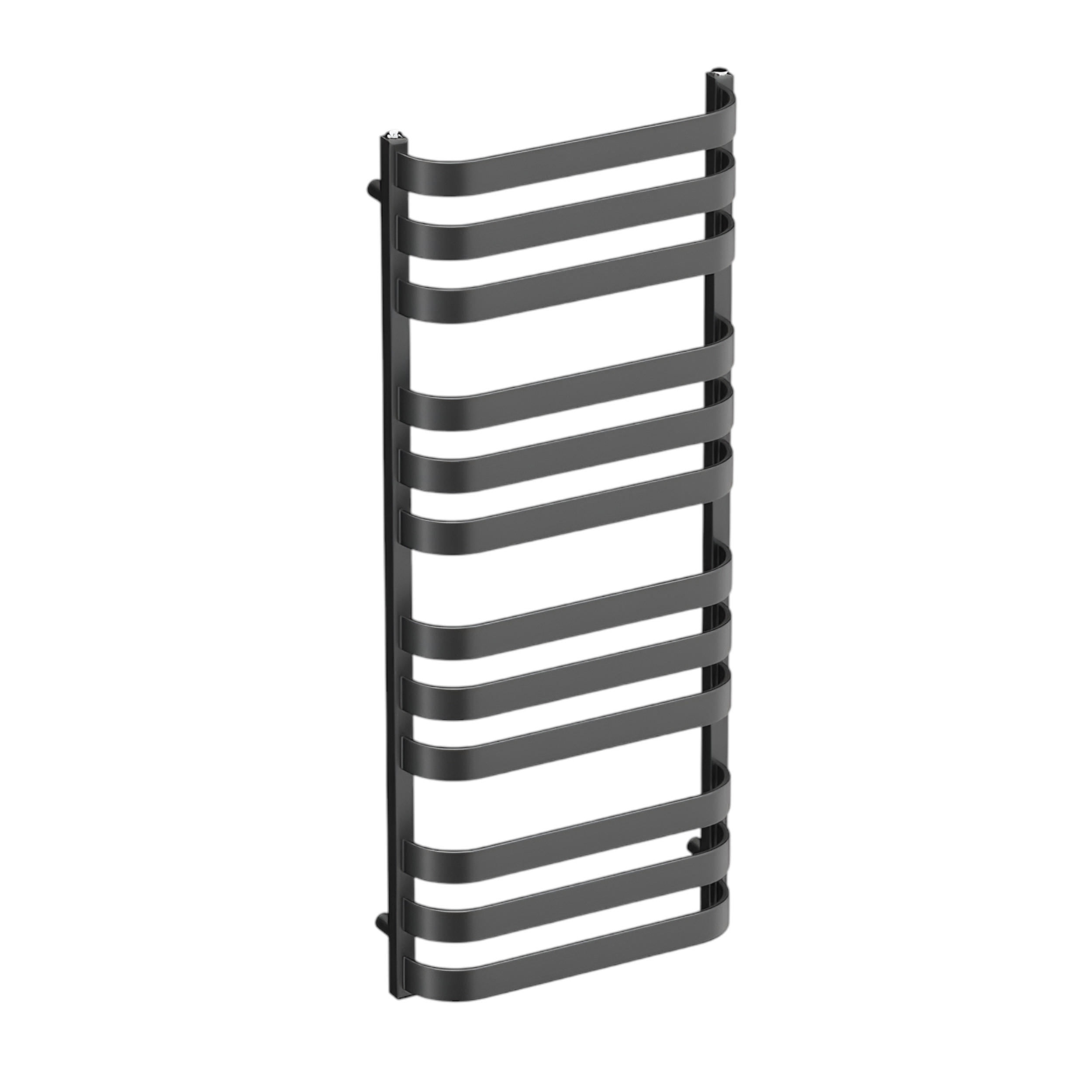 Badheizkörper Scala Black 1265 – schwarzer Design-Heizkörper für Handtücher