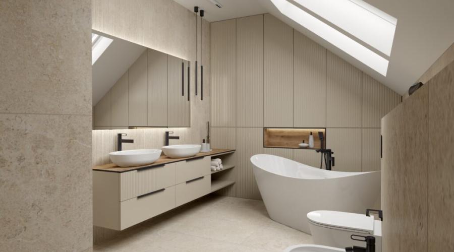 Badezimmer mit Dachfenstern: Gestaltungsideen und Tipps für natürliches Licht