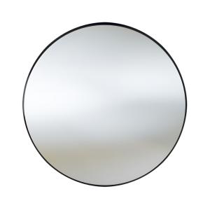 Wandspiegel Chloris Black 60 – ovaler Rahmen in Stahl-Schwarz - Hauptbild