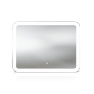 Hängespiegel IRIS 80 x 60 cm – rechteckig, weiße LED-Beleuchtung, Touch-Schalter, IP44 - Zusatzbild