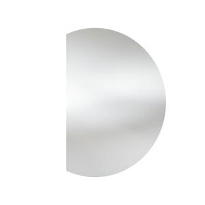 LED-Wandspiegel LASO 60 x 80 cm, Halbkreis-Design, IP44 - Hauptbild