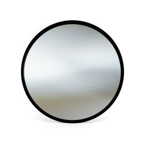 Wandspiegel MELIE 80 – rund, schwarzer Aluminiumrahmen - Zusatzbild