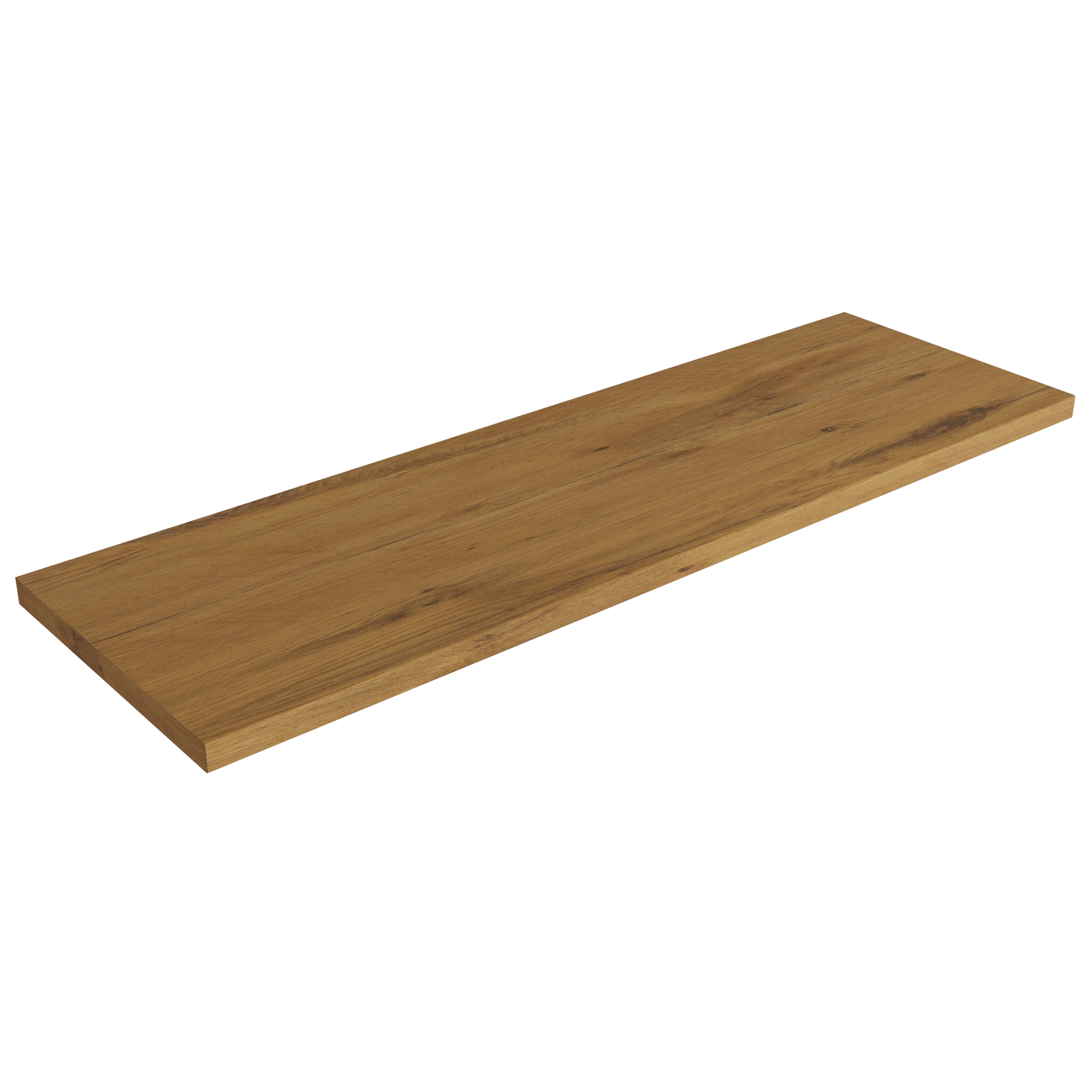 Möbel‑Waschtischplatte Oak 1505 x 470 – 38 mm, Nussbaumdekor