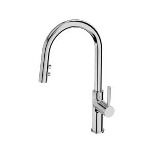 Küchenarmatur Orion Chrome mit ausziehbarer Brause – Chrom - Hauptbild