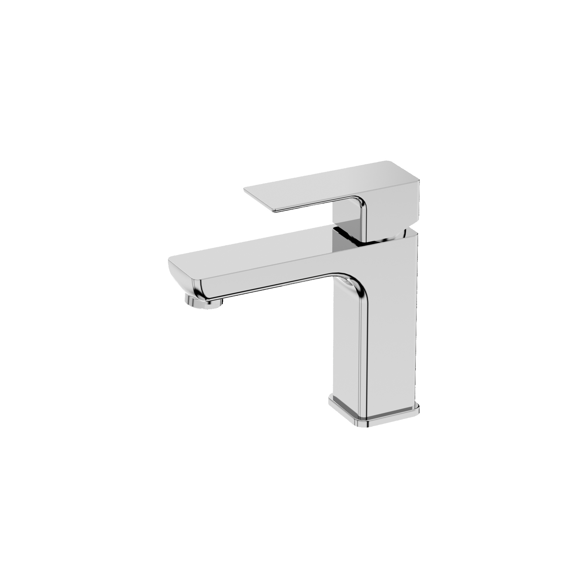 Aquila Chrome – niedrige Aufsatz-Waschtischarmatur