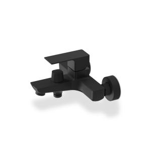 Aquila Matt Black Wannen-Duscharmatur – elegantes Mattschwarz für moderne Bäder - Zusatzbild