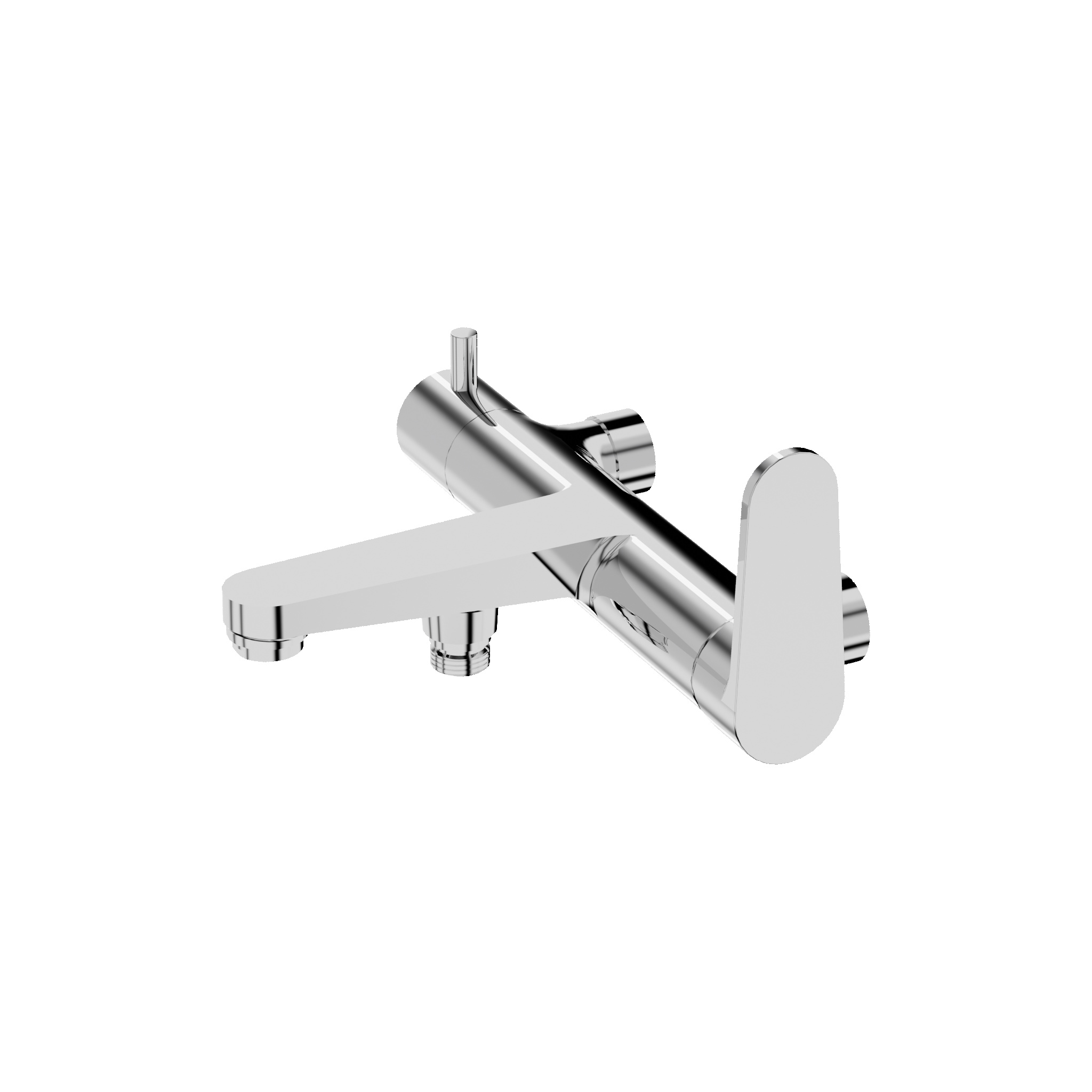 Cetus Chrome Wannen-Duscharmatur zur Wandmontage