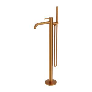 Freistehende Badewannenarmatur Orion Brushed Copper mit Temperaturregelung - Hauptbild