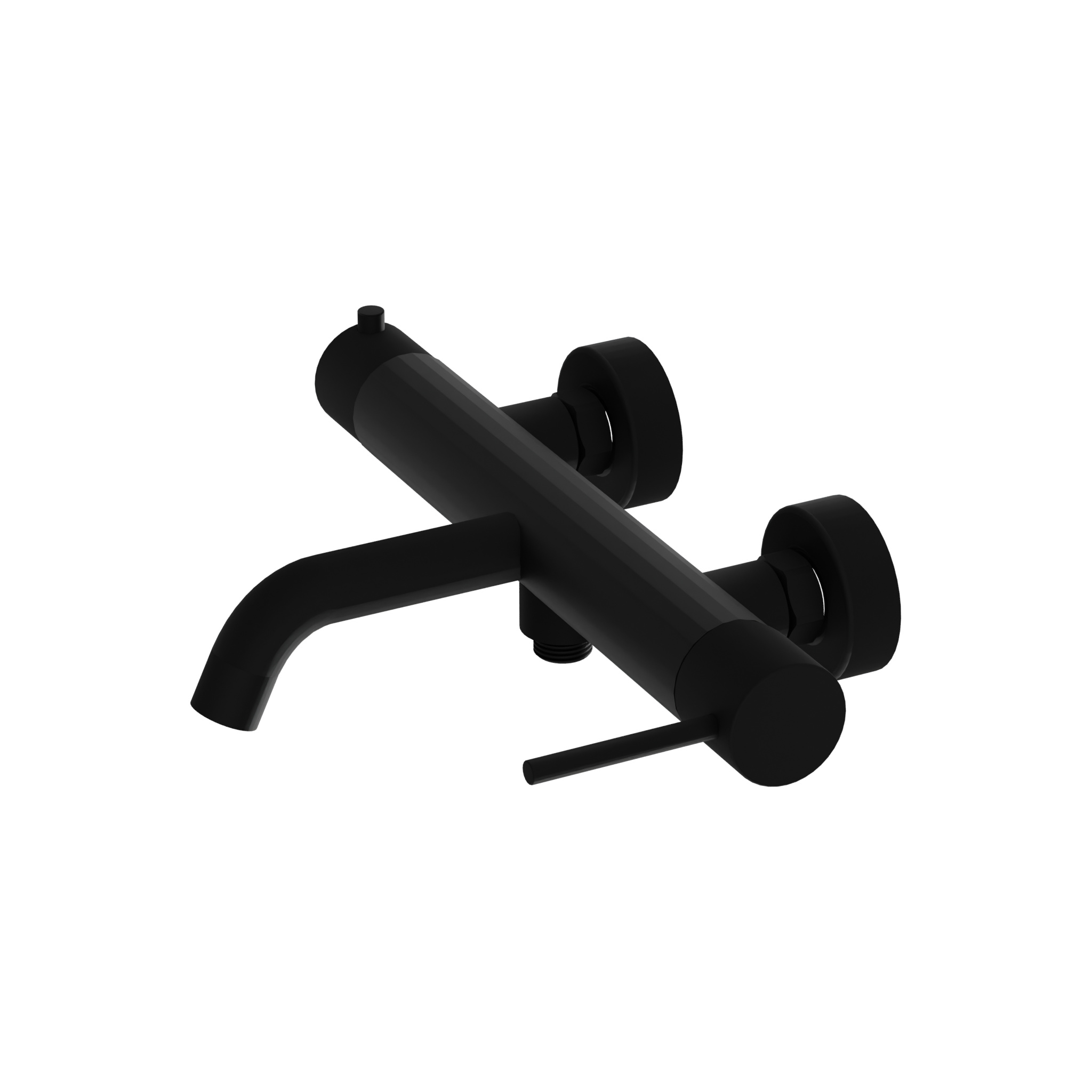 Wannen- und Duscharmatur Orion Matt Black (matt schwarz)