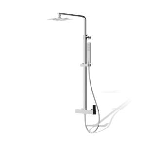 Aquila Chrome Aufputz-Duschsystem mit Regendusche - Zusatzbild