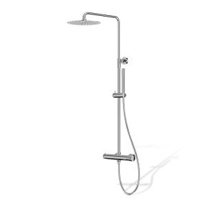 Aufputz-Duschsystem Orion Chrome mit Rainshower in Chrom - Zusatzbild