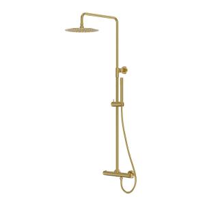 Aufputz-Thermostat-Duschset mit Kopfbrause Orion Brushed Gold - Hauptbild
