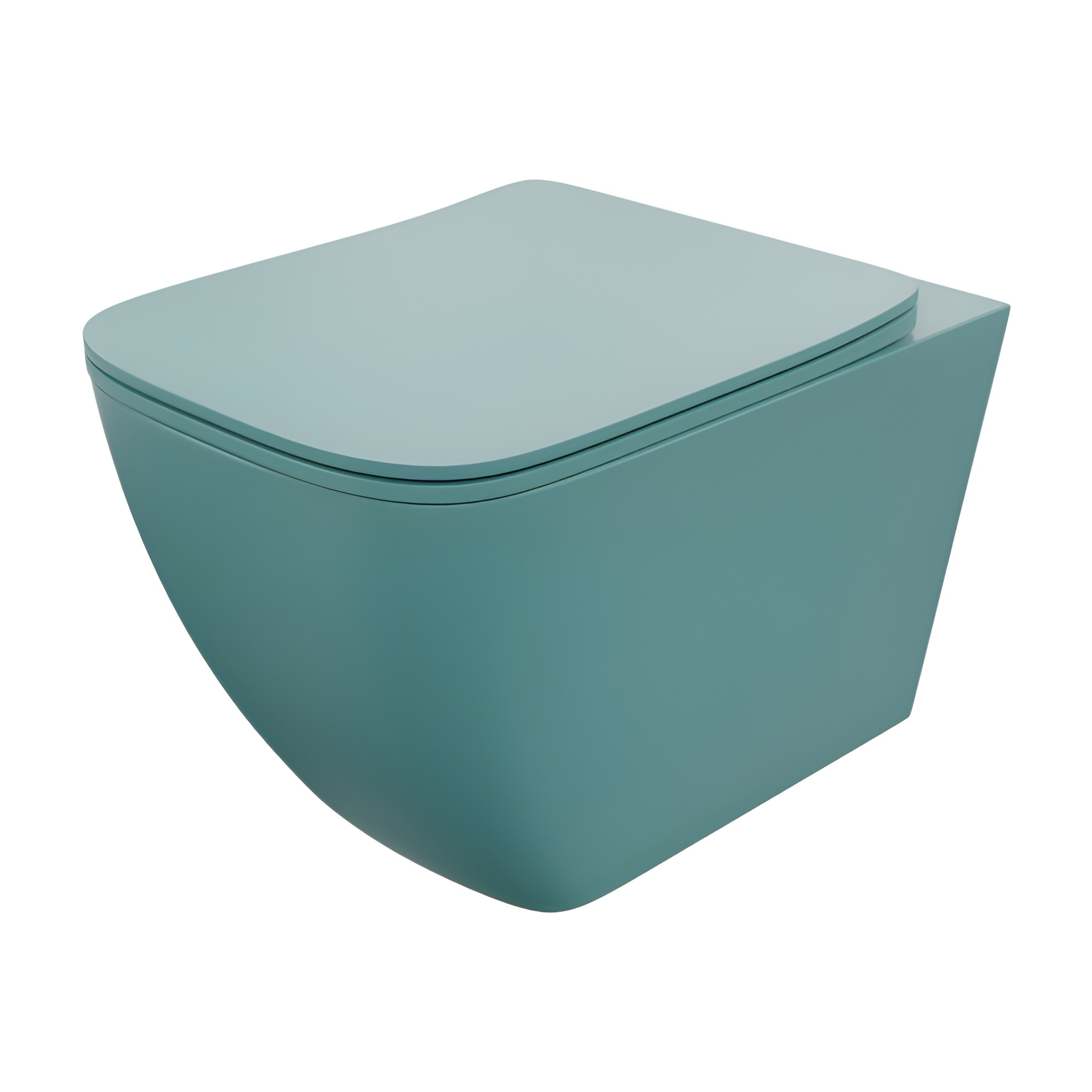 Onil Green Mint Hänge-WC – frischer Mintton für moderne Bäder