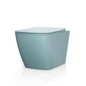 Onil Green Mint Hänge-WC – frischer Mintton für moderne Bäder - Zusatzbild
