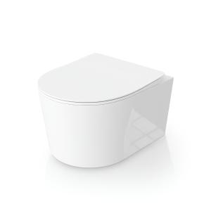 Wand-WC LOSO, kompakt, randlos, mit Slim-Softclose-Sitz - Zusatzbild