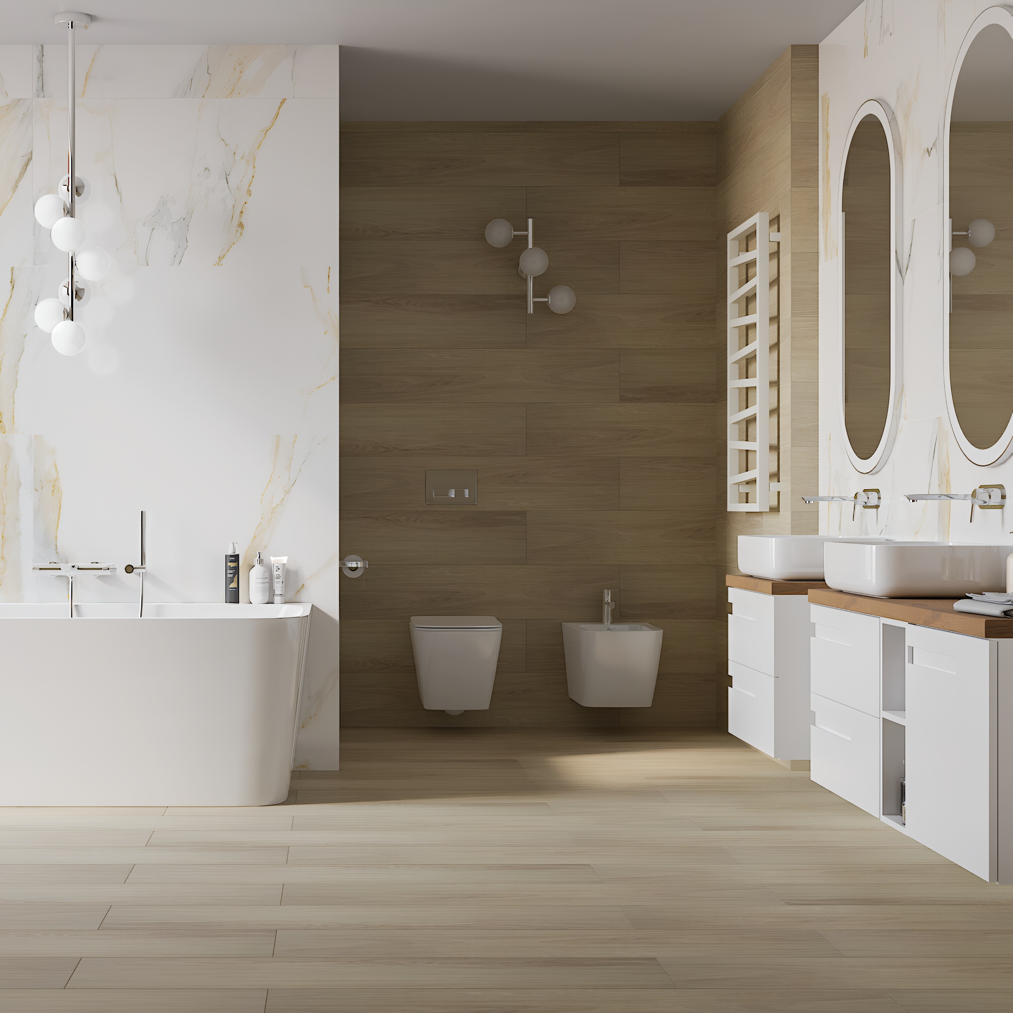Wand-WC ONIL – geometrische Eleganz mit Slim-Sitz