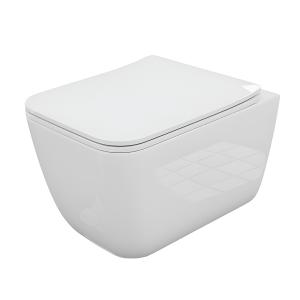 Wand-WC Onil 3.0 – weiße Keramik mit Tornado-Wirbelspülung und Softclose-Sitz - Hauptbild